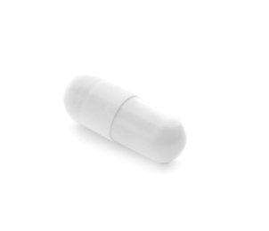 Capsule on white background