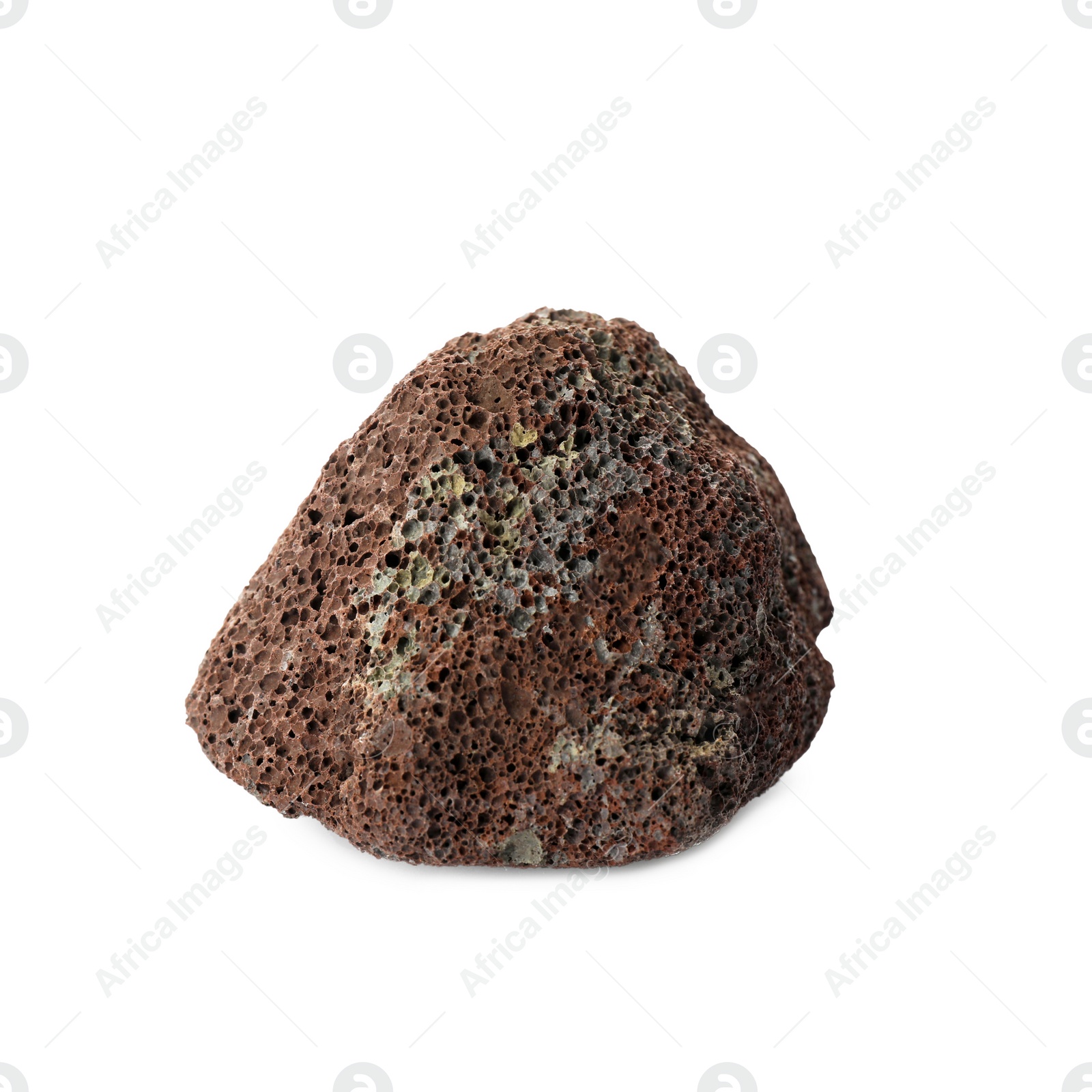 Photo of Pumice stone isolated on white. Pedicure tool