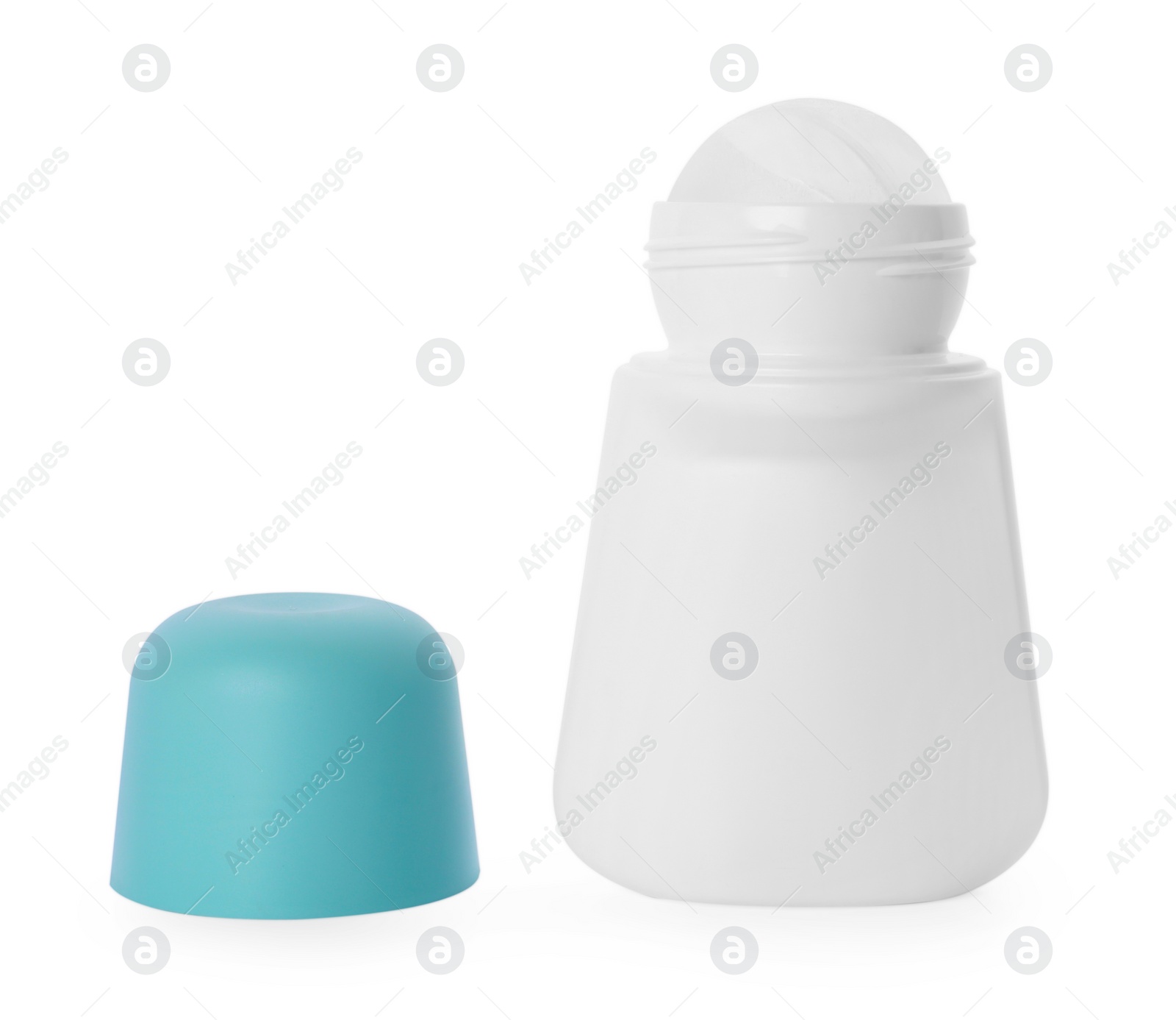 Photo of One roll-on deodorant isolated on white. Personal care product