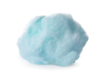 Photo of One sweet cotton candy isolated on white