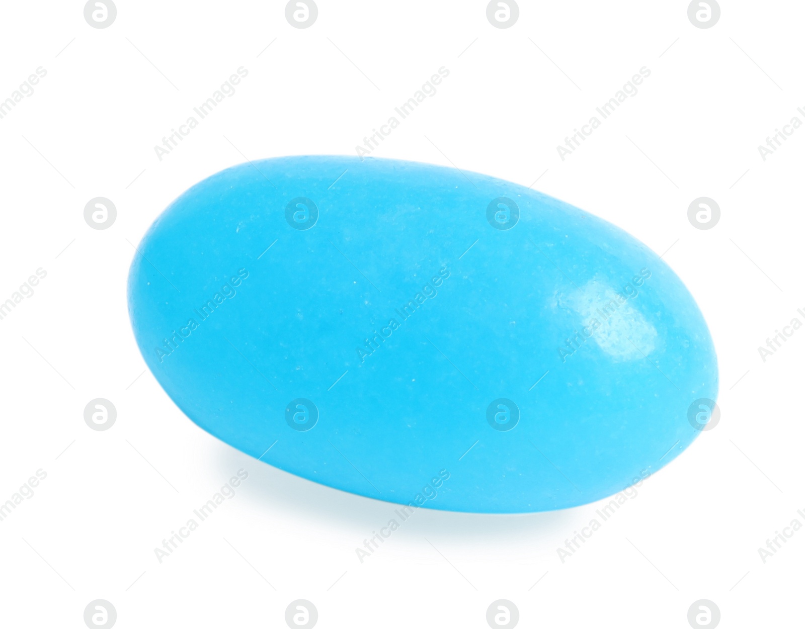 Photo of Delicious color jelly bean isolated on white