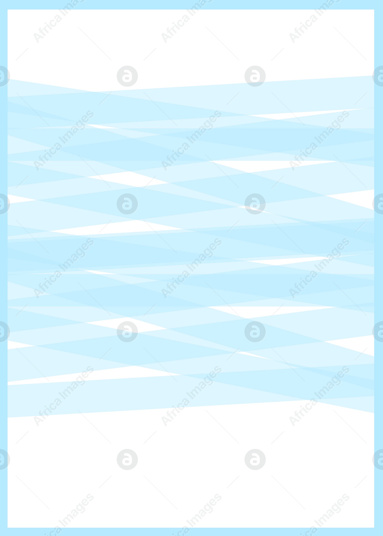 Illustration of Beautiful invitation card with abstract light blue design and space for text on white background