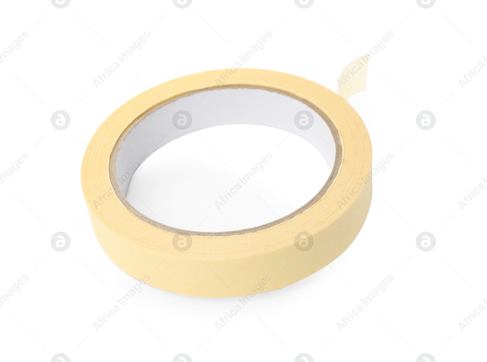 Photo of Roll of adhesive tape isolated on white