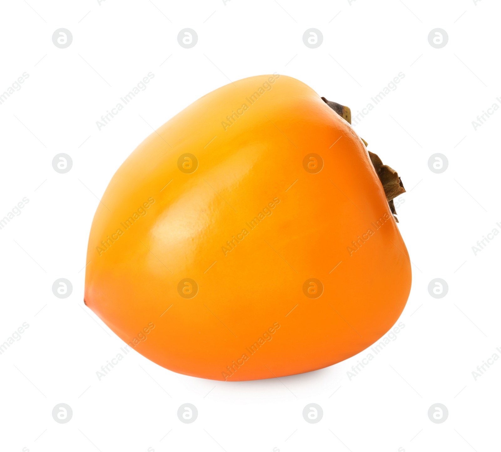 Photo of Delicious ripe juicy persimmon isolated on white