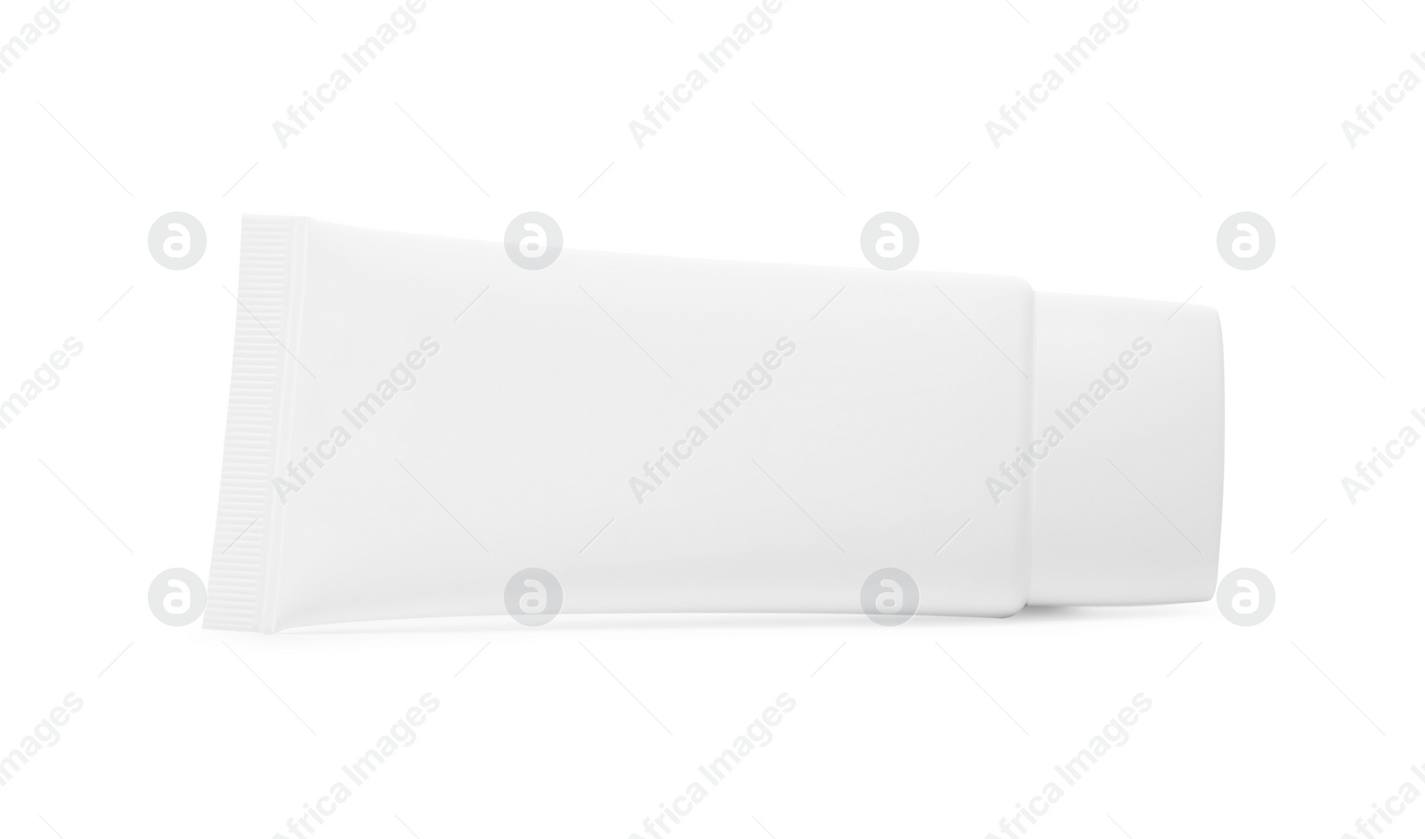 Photo of Blank tube of cosmetic product isolated on white