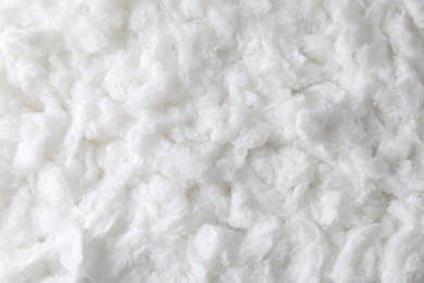 Photo of Soft clean cotton as background, top view