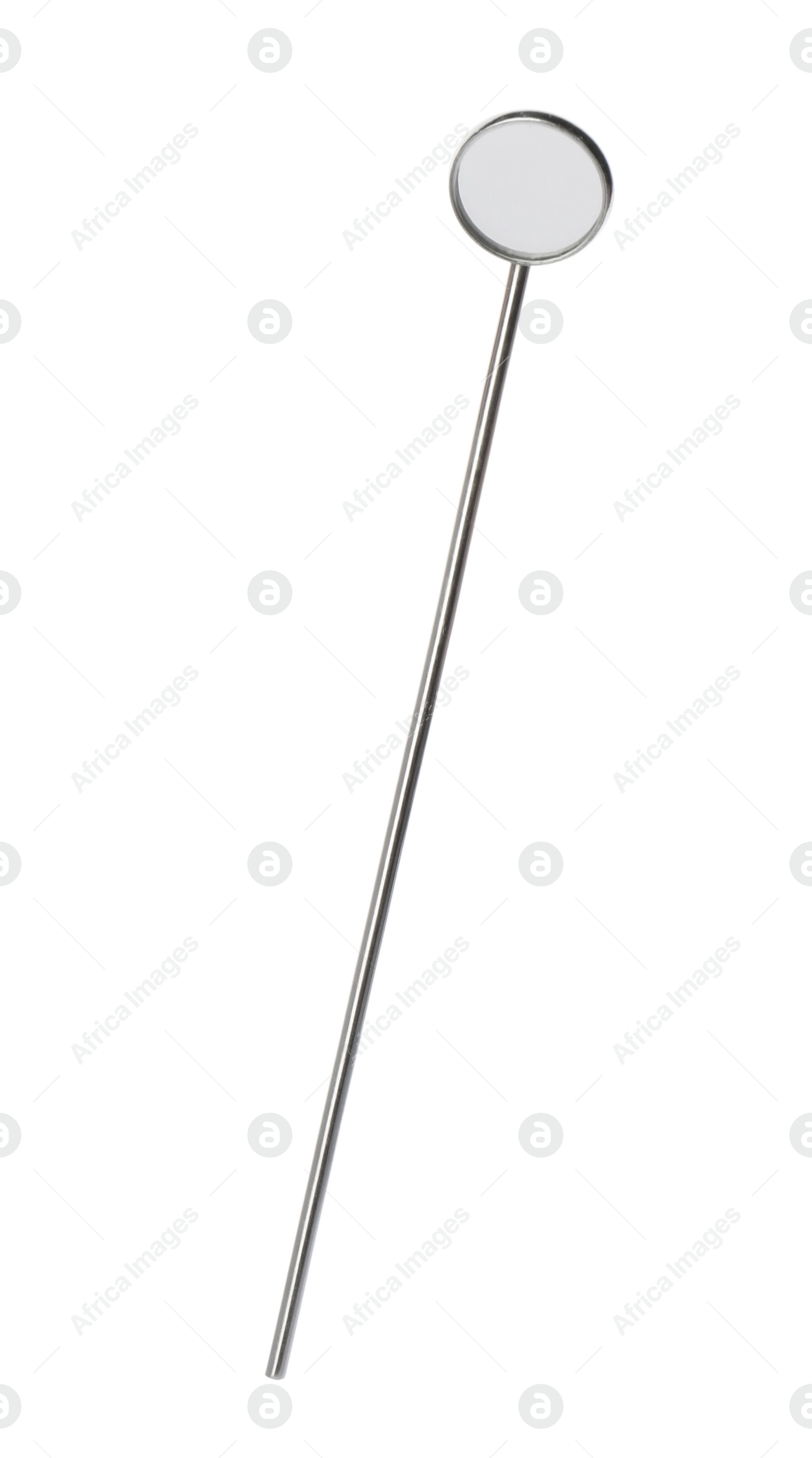 Photo of Mouth mirror isolated on white. Dentist's tool