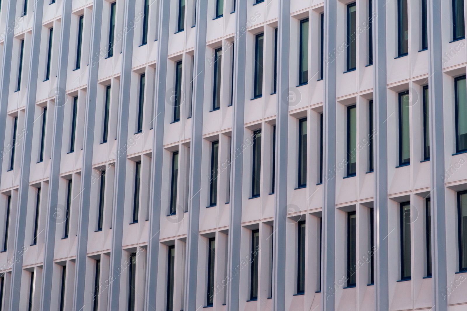 Photo of Beautiful view of modern building on sunny day