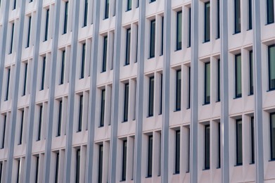 Photo of Beautiful view of modern building on sunny day