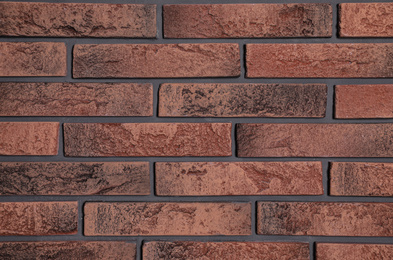 Photo of Texture of brick wall as background. Simple design