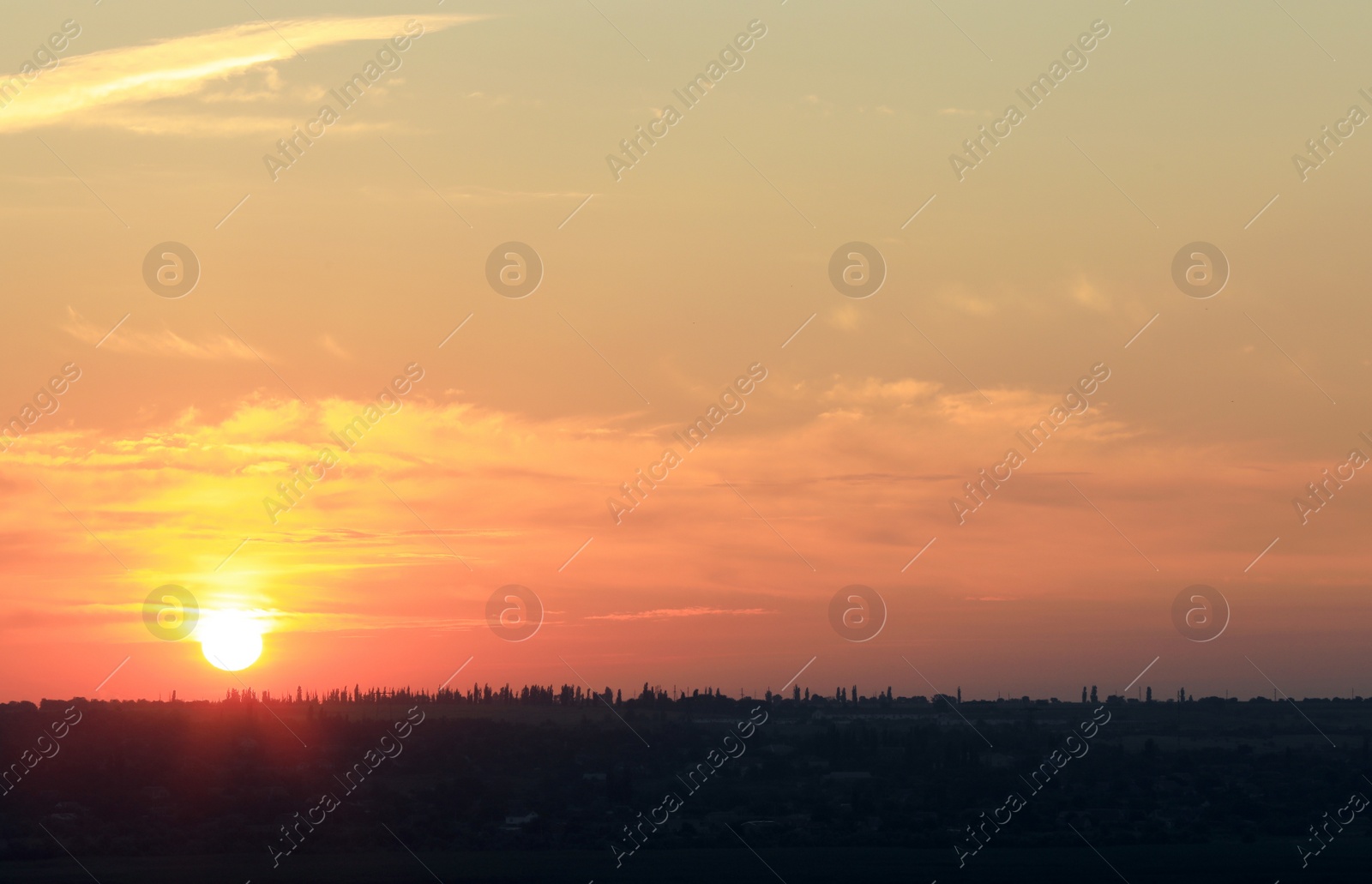 Photo of Picturesque view of beautiful cloudy sky at sunrise