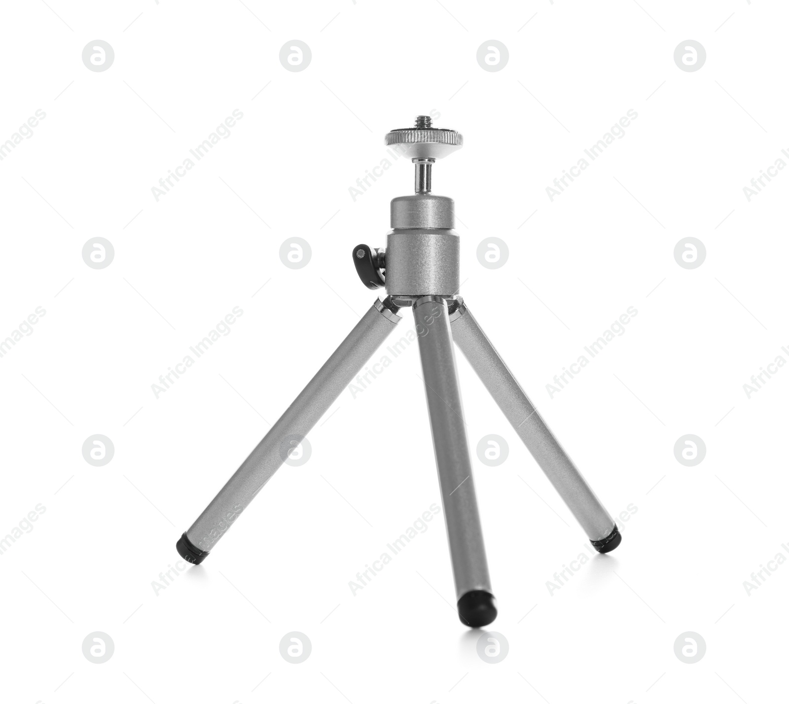 Photo of New stylish mobile tripod isolated on white