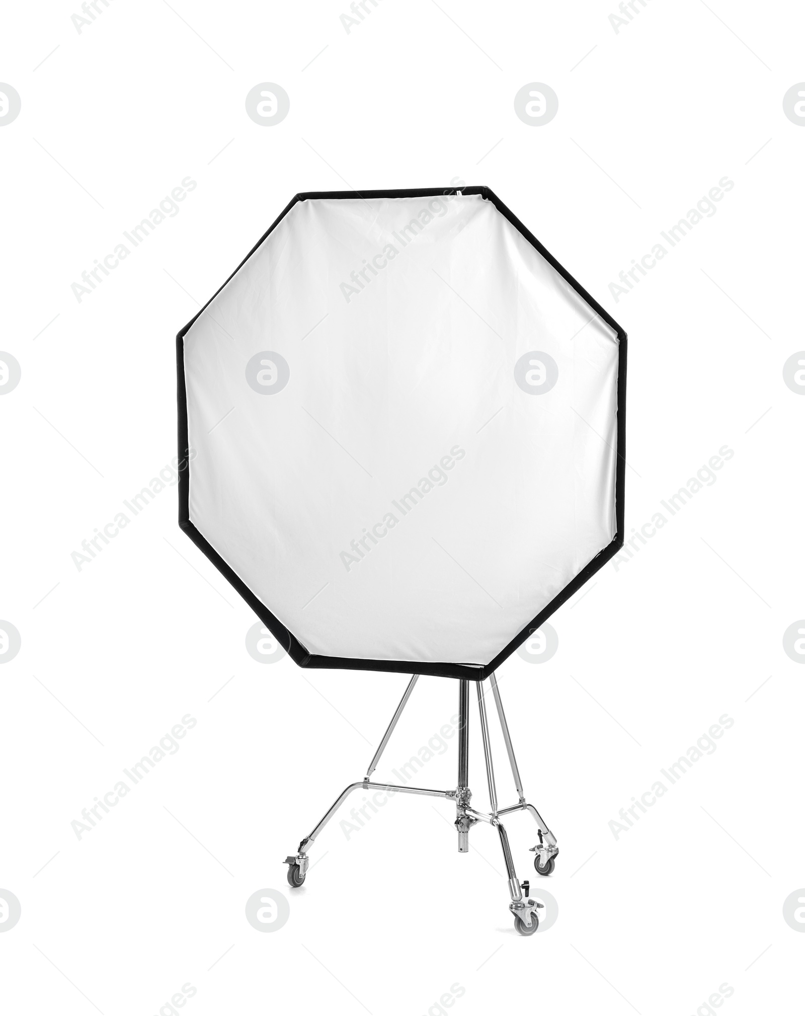 Photo of Studio lighting on white background. Food photography