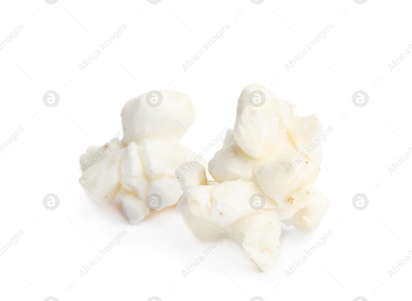 Photo of Tasty fresh pop corn isolated on white