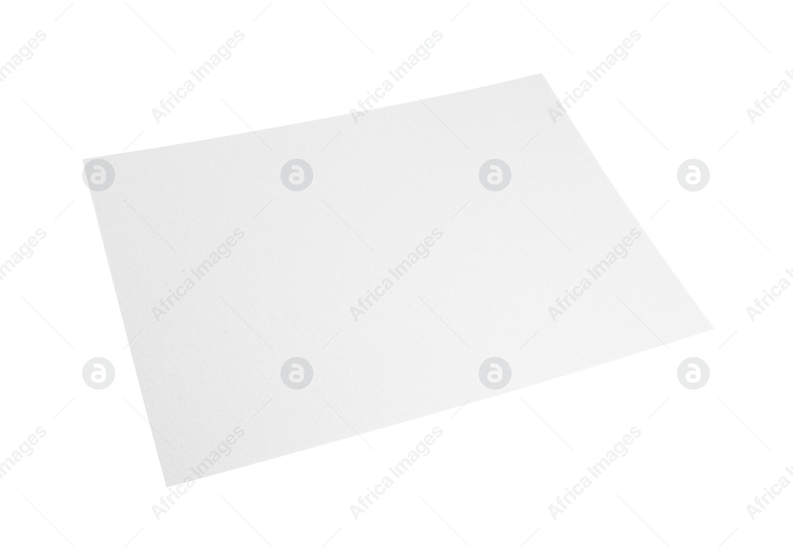 Photo of Sheet of parchment paper isolated on white