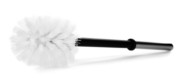 Photo of Toilet brush isolated on white. Cleaning tool