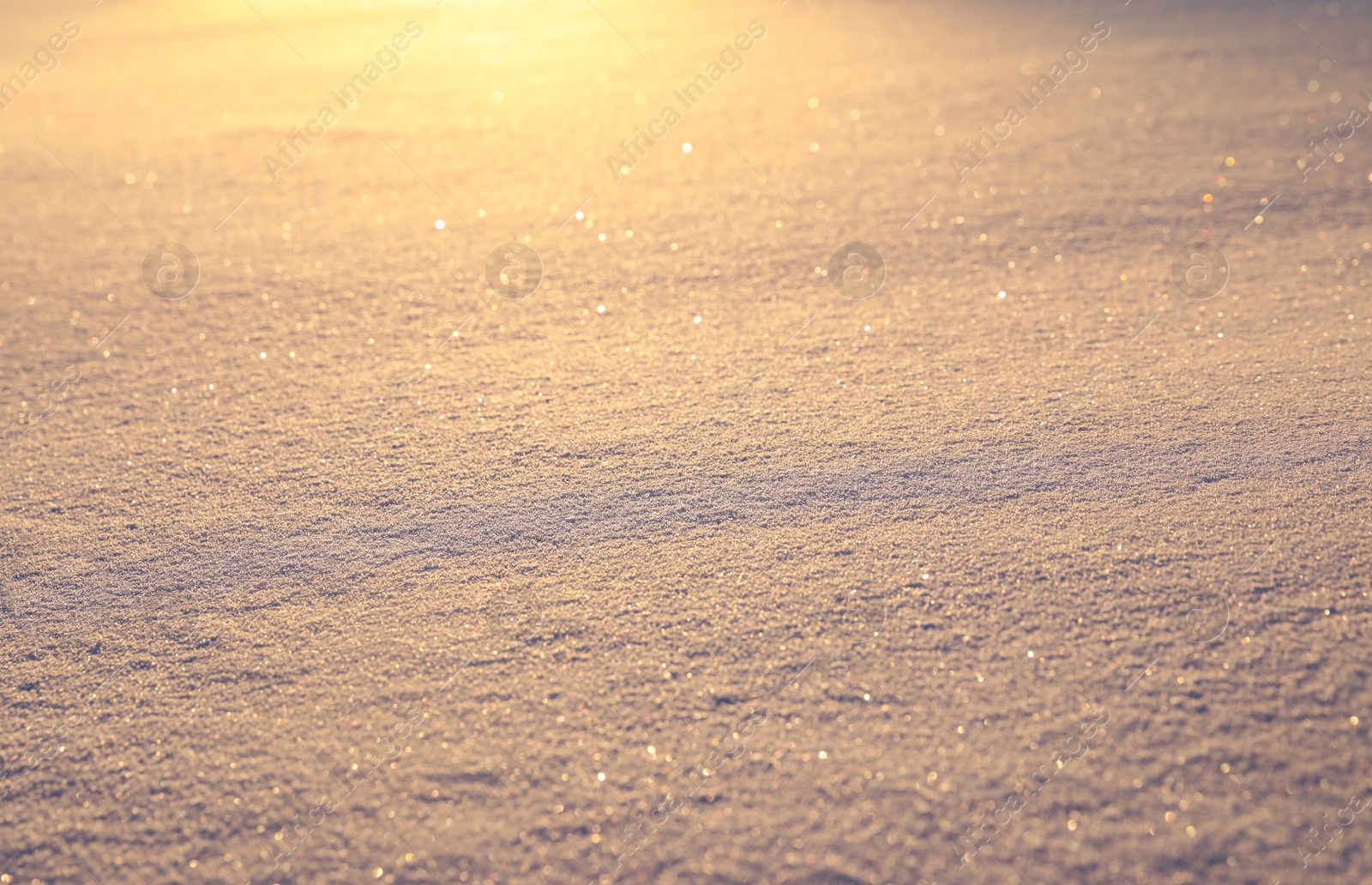 Photo of Beautiful snowdrift as background, closeup view. Winter weather