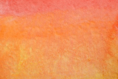 Photo of Bright paint strokes drawn with brush as abstract background