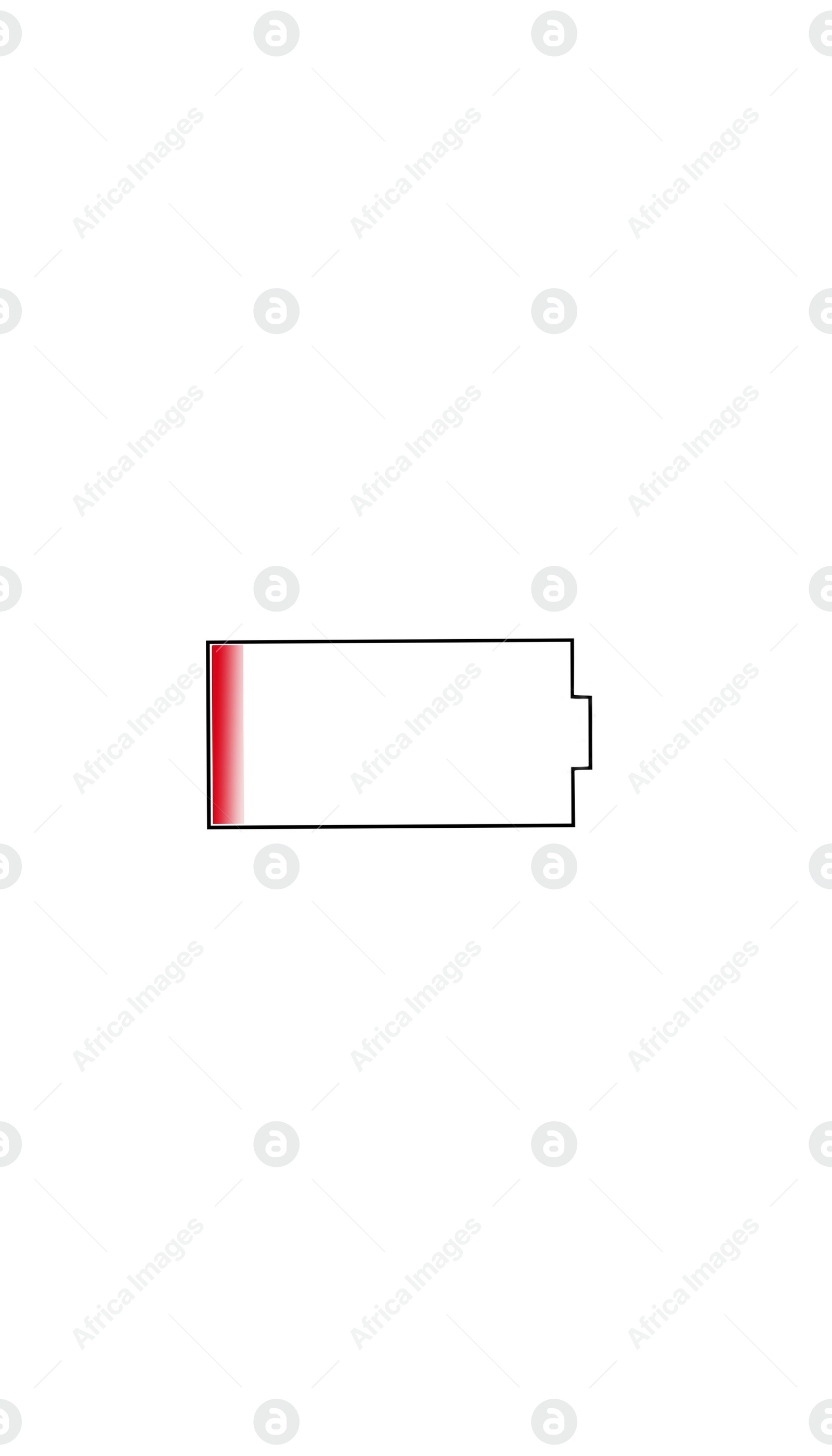 Illustration of Battery charge icon on white background. Illustration