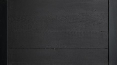 Image of Texture of dark grey wooden surface as background, banner design