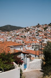 Photo of Cityscape with beautiful residential buildings on sunny day