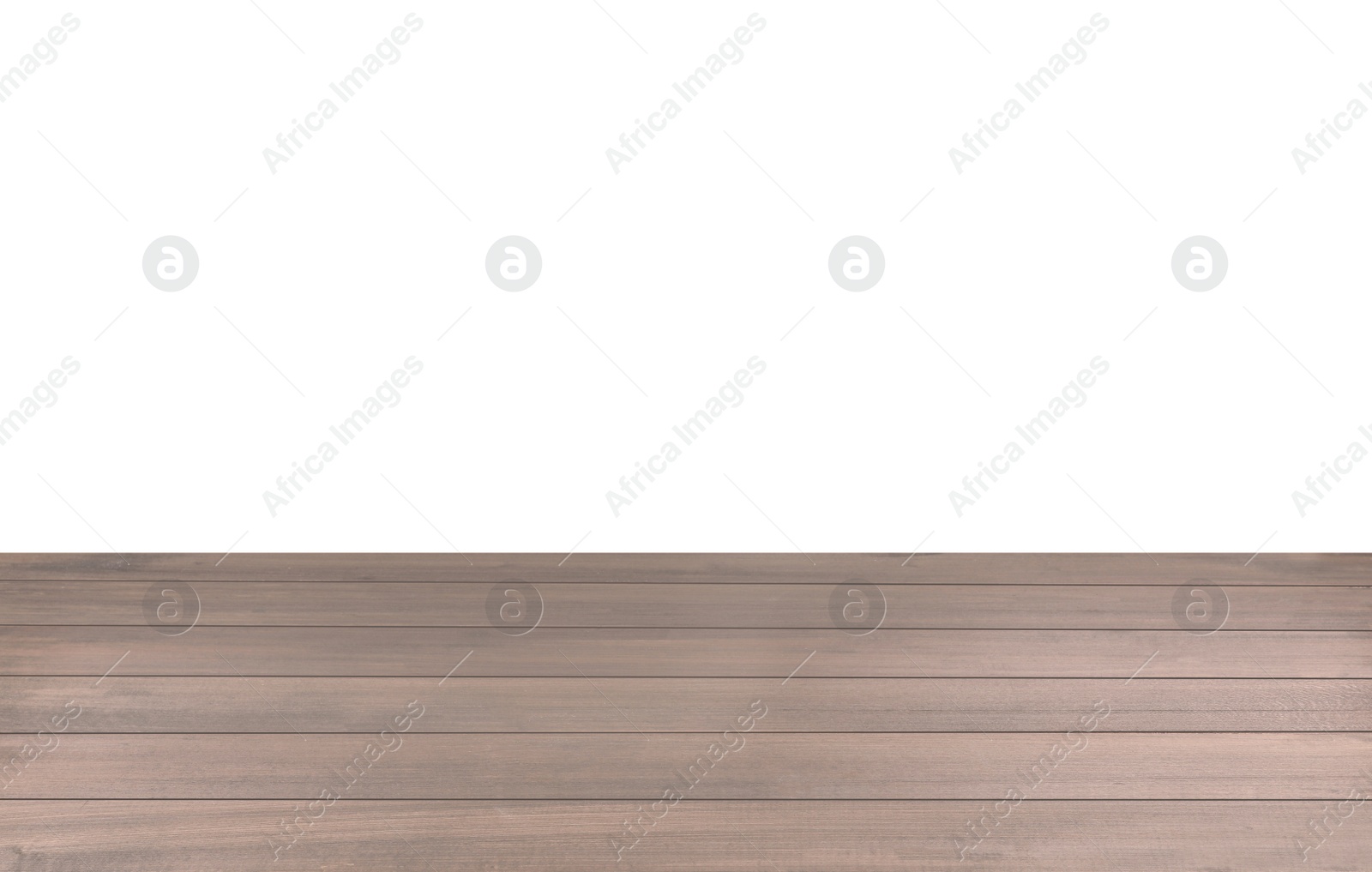 Photo of Empty grey wooden surface isolated on white