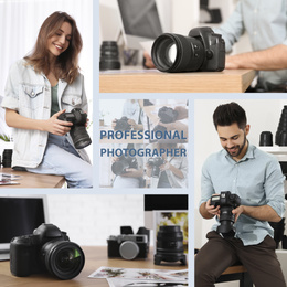 Image of Collage of pictures and text Professional Photographer