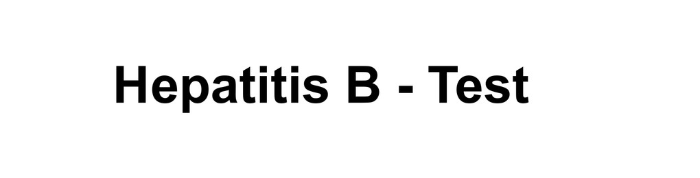 Illustration of Text Hepatitis B TEST on white background, illustration