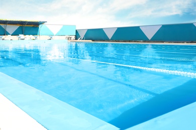 Photo of Outdoor swimming pool on sunny summer day