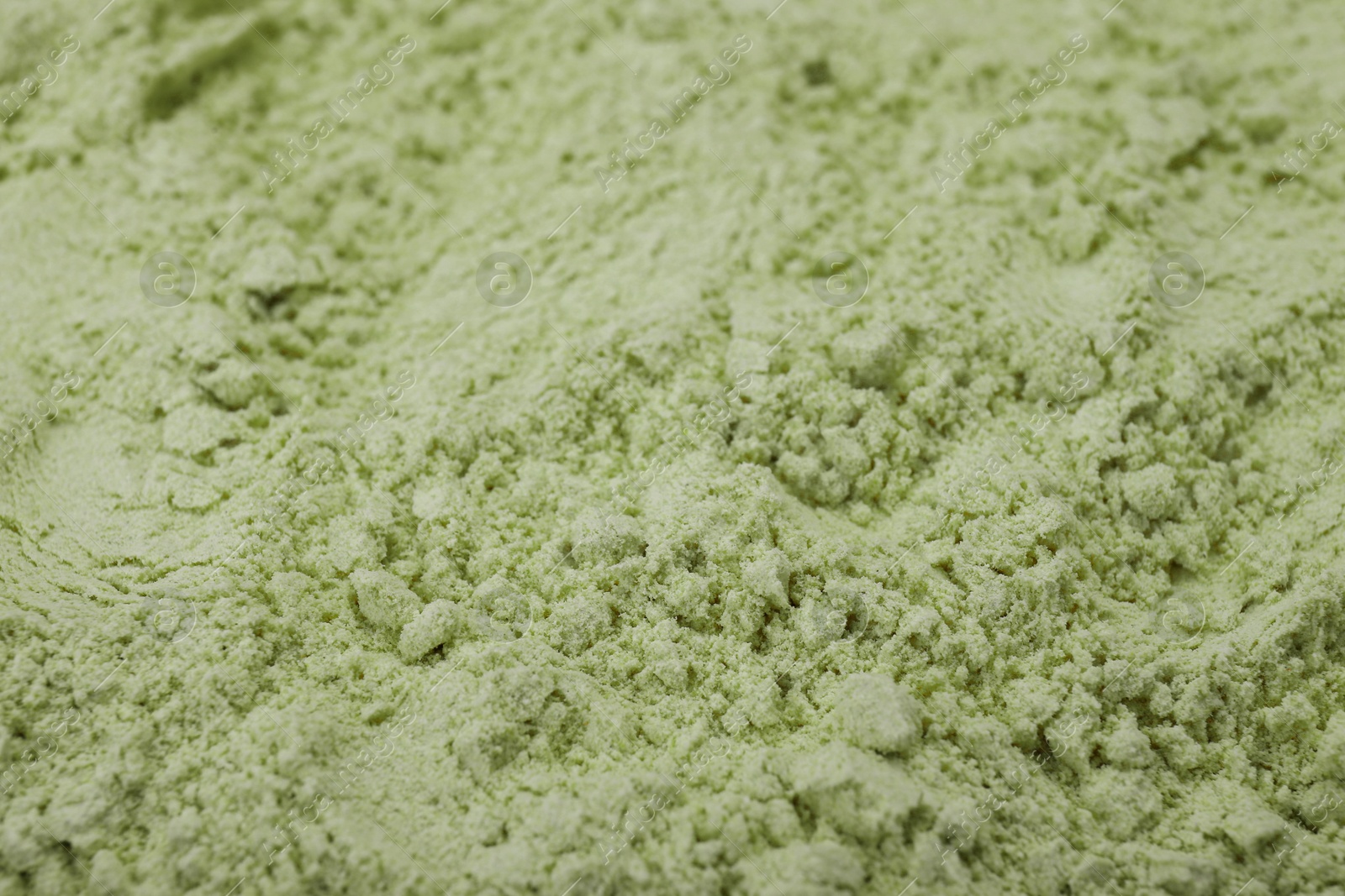 Photo of Natural celery powder as background, closeup view