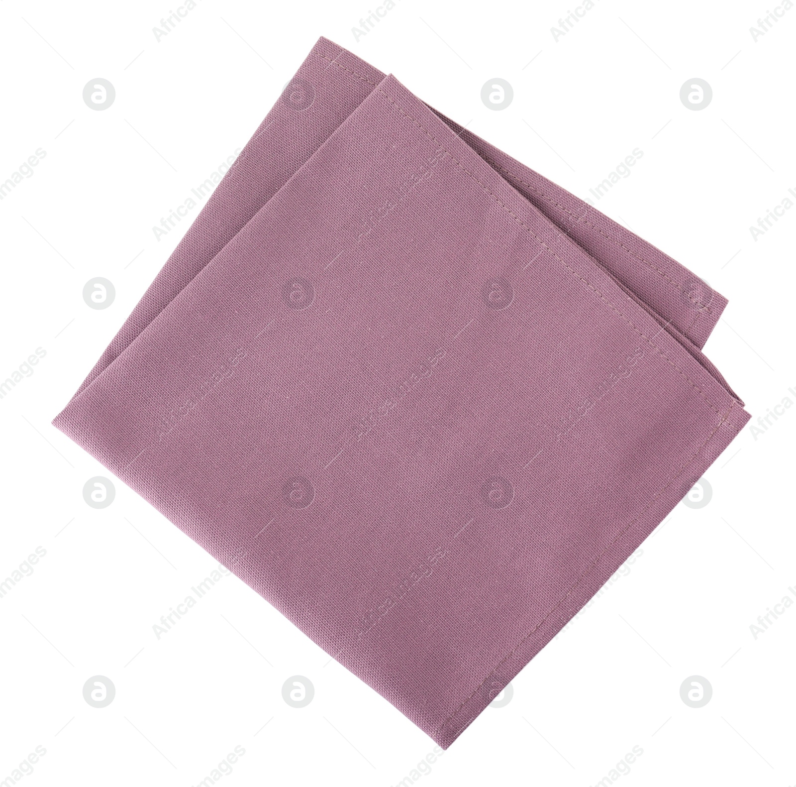 Photo of Fabric napkin for table setting on white background