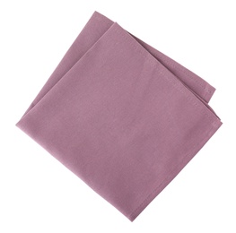 Fabric napkin for table setting on white background