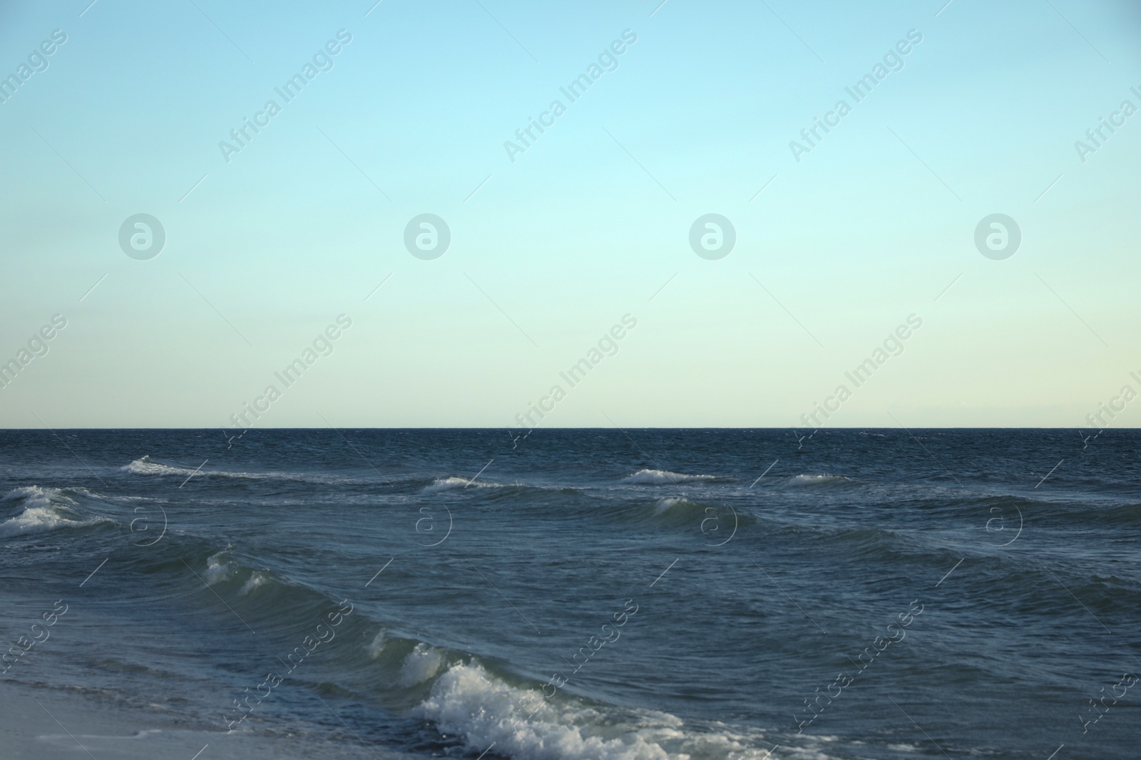 Photo of Picturesque view of sea under beautiful sky