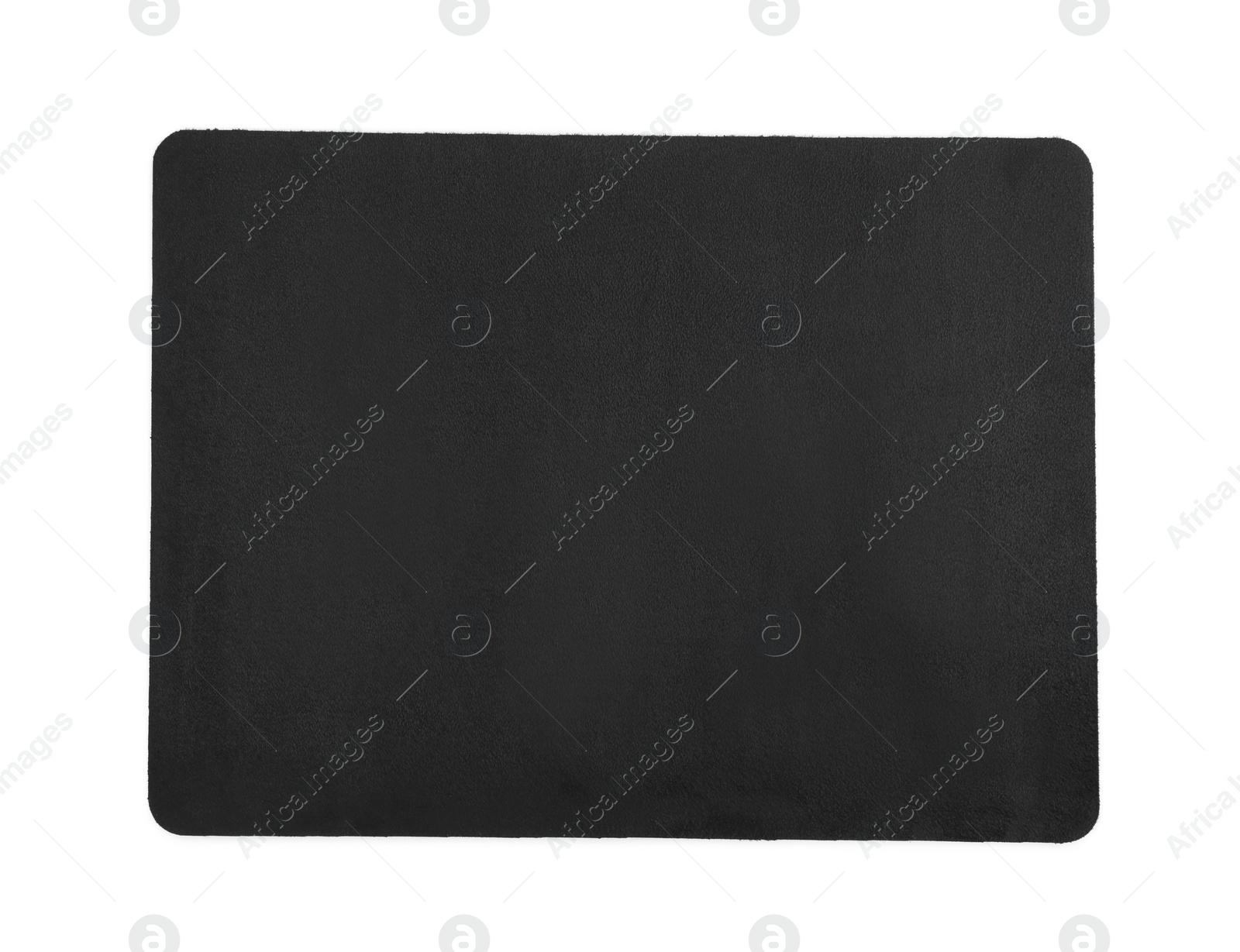 Photo of Blank mouse pad on white background, top view