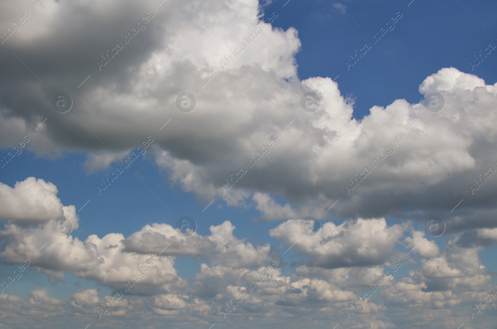 Photo of Picturesque view of blue sky with fluffy clouds