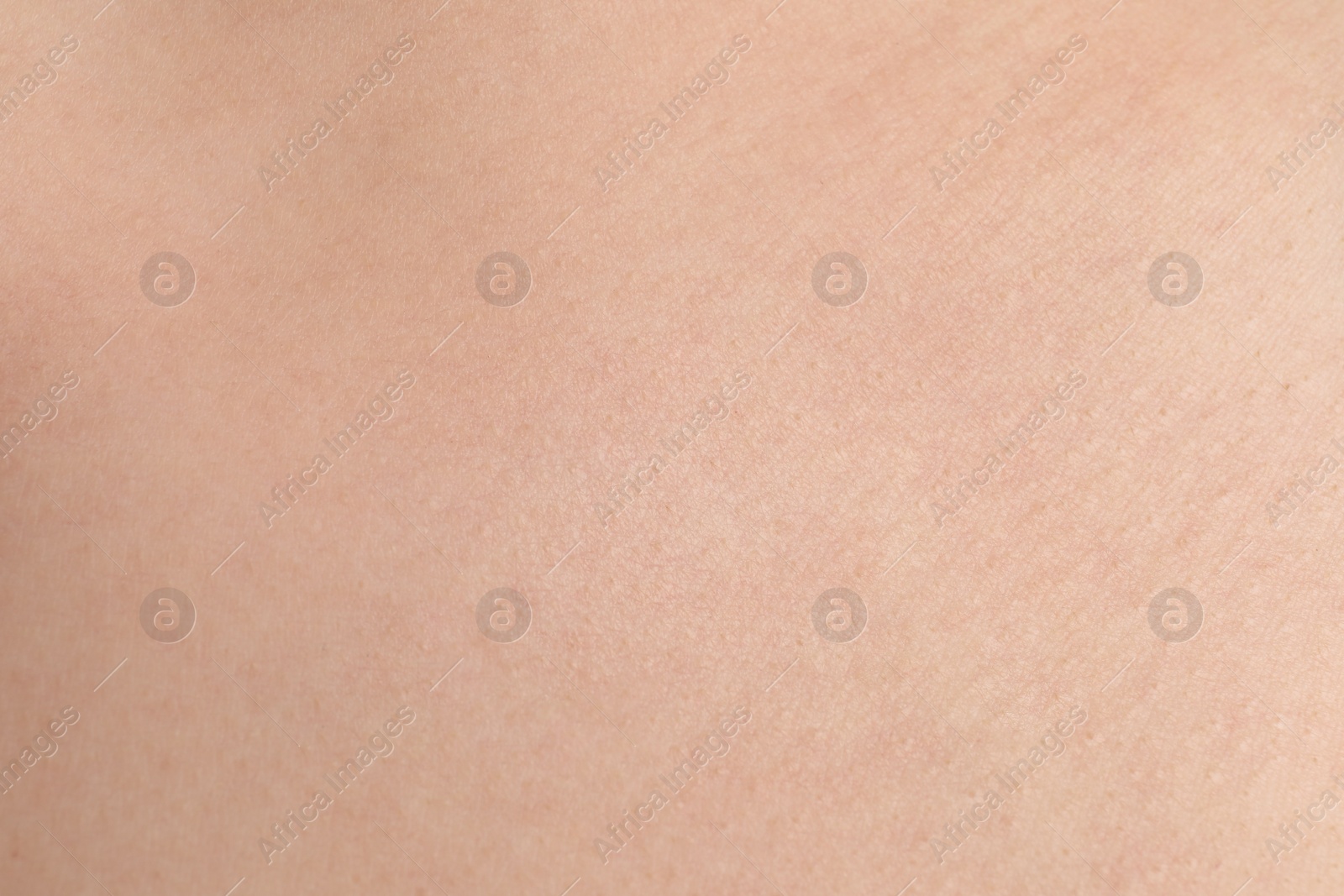 Photo of Texture of clean human skin, closeup view