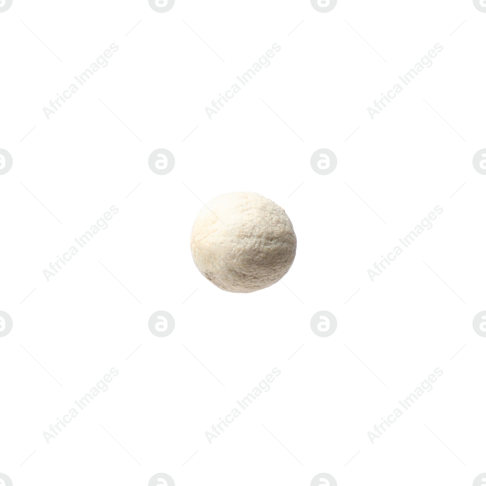 Photo of Aromatic spice. One peppercorn isolated on white