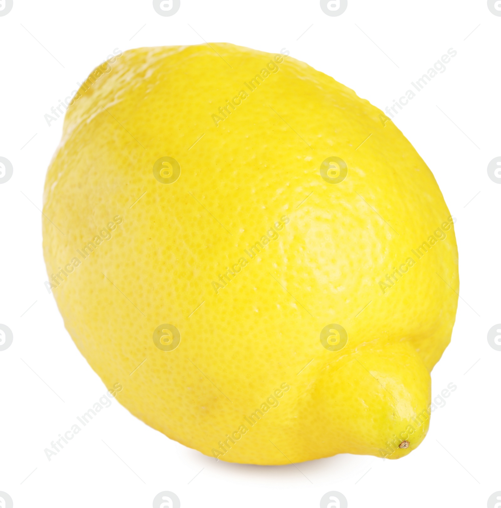 Photo of Fresh lemon isolated on white. Citrus fruit