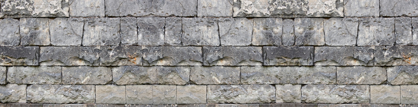 Image of Texture of grey stone wall as background. Banner design