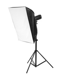 Photo of Studio lighting on white background. Food photography