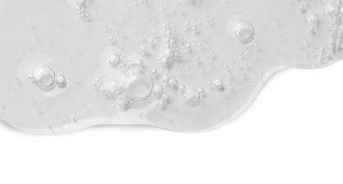 Image of Serum on white background, top view. Skin care product